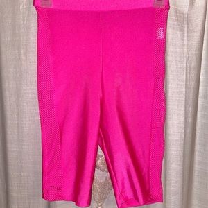 Neon Pink Biker Shorts